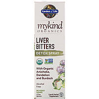 Garden of Life, MyKind Organics, Liver Bitters Detox Spray, 2 fl oz (58 ml)