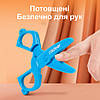 Ножиці для найменших, блакитні MiDeer Toys, фото 3