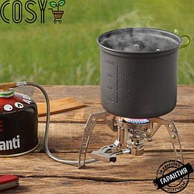 Портативний газовий пальник — пальник BRS-6. Для туризму та відпочинку на природі. (Вага становить 340 грамів)