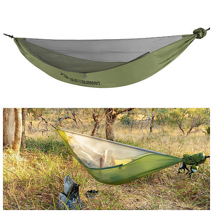 Туристичний гамак Sea To Summit Jungle Hammock Set Dark Green (STS AHAMJNGOL), фото 1