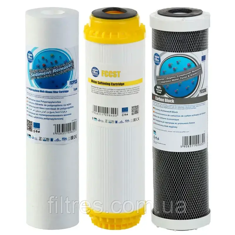 Комплект картриджів Aquafilter з ум'якшенням