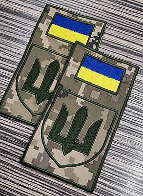 Шеврон заглушка ЗСУ, 70х140мм, фото 3