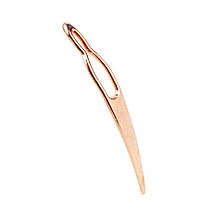 Гачок для волосся півмісяць голка для дредів канекалону метал золотистий рожевий