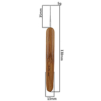 Гачок для дредів з бамбука 0,75 мм 1 гачок канекалон