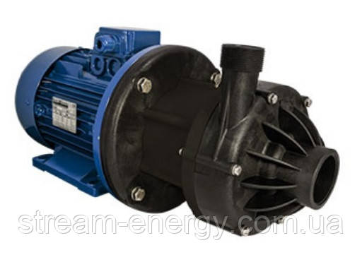 Хімічний насос з магнітною муфтою Debem DM 30 PVDF для хлориду цинку, ціаніду міді, хлориду заліза, фото 1