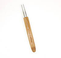 Крючок для дредов из бамбука 0,75 мм 2 крючка канекалон