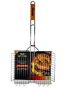 Решітка для гриля барбекю Gusto GT-7105 Time2Grill з ручкою з дерева для мангалу