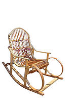 Плетене крісло-гойдалка з лози | крісло-гойдалка для відпочинку садова для дачі