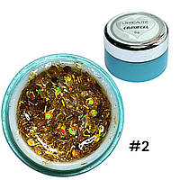 Гліттерний гель Lilly Beaute Crash Gel №02