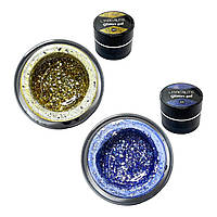 Гліттерний гель для нігтів Lilly Beaute, набір 2 шт