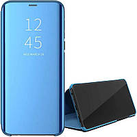 Чехол Mirror для Iphone 11 книжка зеркальный Clear View Blue