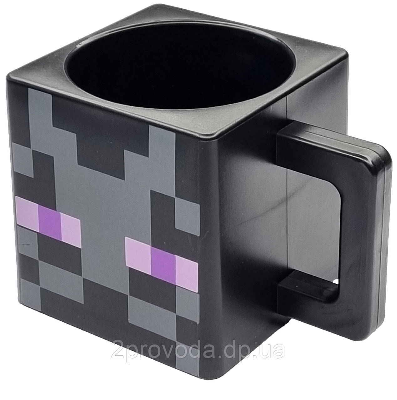 Кухоль пластиковий Jinx Minecraft Enderman 290 мл чорний