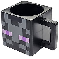 Кухоль пластиковий Jinx Minecraft Enderman 290 мл чорний
