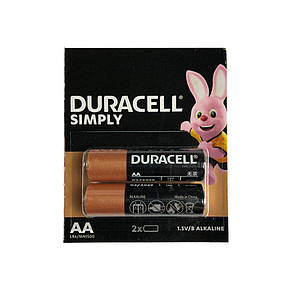 Батарейки Duracell Simply AA / LR6 Alkaline (2шт.)