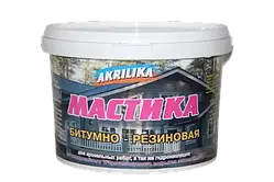 Мастика бітумно-гумова Akrilika 10 кг