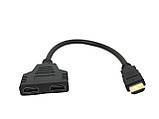 Перехідник (adapter) Hdmi to 2*HDMI (сплітер), фото 2