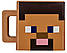 Кухоль пластиковий Jinx Minecraft Steve 290 мл коричневий, фото 2