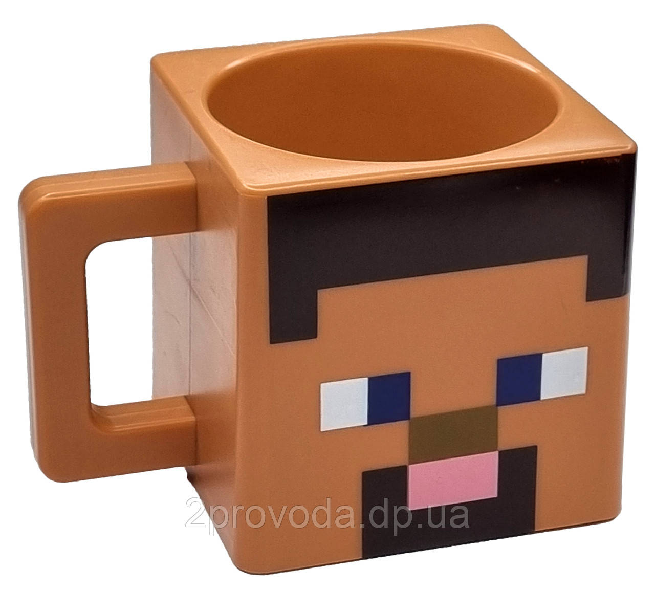 Кухоль пластиковий Jinx Minecraft Steve 290 мл коричневий