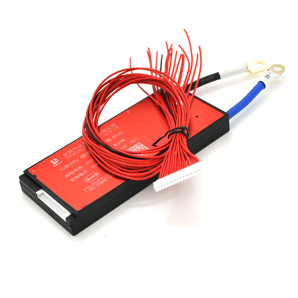BMS плата DaLy LiFePO4 48V 16S 80A симетрія
