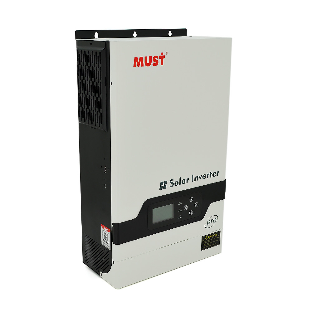 Гiбриднi ДБЖ MUST PV18-5248PRO, 5200W, 48V, струм заряду 1-60A, 160-275V, MPPT (80А, 450 Vdc)