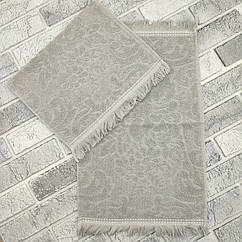 Рушник кухонний р.30*50см сірий (щільність 450) ТМ MINORA 30038095