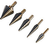 Набір ступінчастих свердел 8566, 5 шт., фото 2