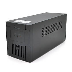ДБЖ Qoltec QLT2000 (1200W) LED, AVR, 3st, 2xSCHUKO socket, 2x12V9Ah, metal Case Q1