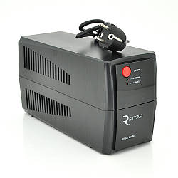 ДБЖ Ritar RTP500 (300W) Standby-L, LED, AVR 1st, 2xSCHUKO socket, 1x12V4.5Ah, plastik Case. ( 300*140*205 )