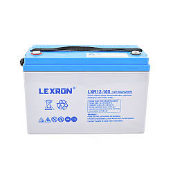 Акумуляторна батарея Lexron LXR12-105 GEL 12V 105AH DEEP CYCLE (330 x 171 x219) 30 kg