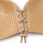 Бюстгальтер Fly Bra без бретелів з ефектом Рush Up, Силіконовий бюстгальтер прапор метелик, фото 9