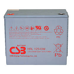 Акумуляторна батарея CSB HRL12540W, 12 V 130 Ah (343х170х274мм)