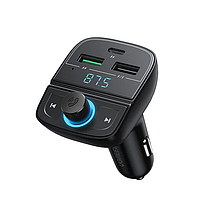 Автомобильное зарядное устройство для телефона UGREEN CD229 Bluetooth FM Transmitter Black (80910)