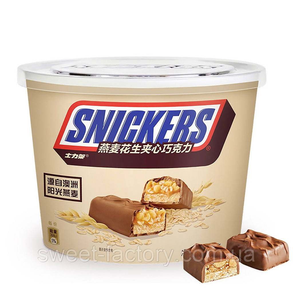 Батончики Snickers Oat Filled Chocolate China 380g, фото 1