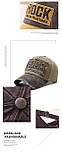 Модна бавовняна бейсболка для спорту Унісекс для жінок чоловіча кепка з вишивкою в стилі ретро ​​хіп-хоп кепка шляпа, фото 6
