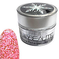 Гель гліттерний Lilly Beaute Snow Flake №4, кораловий, 8 г