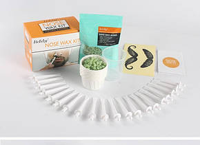 Набір для видалення волосся в носі Dr.HD Nose Wax Kit повна комплектація, фото 1