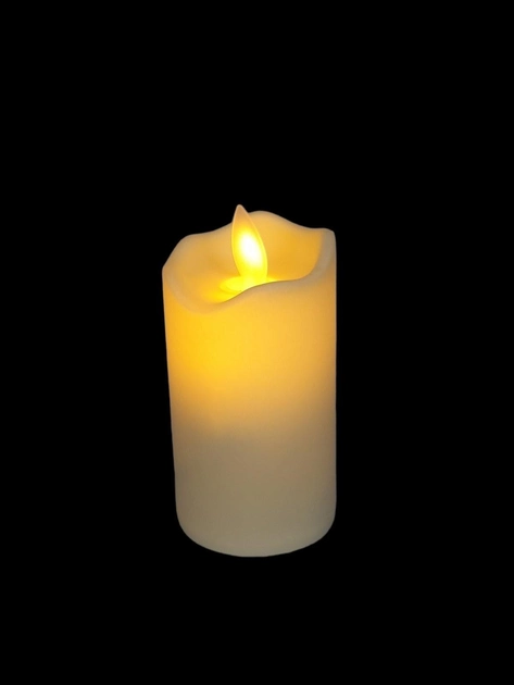 Свічка декоративна (11см) з LED підсвічуванням тепле світло, фото 1