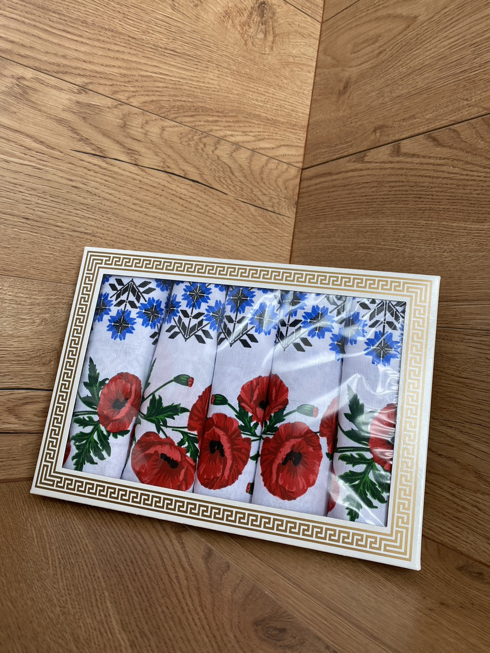 Набір із 5 кухонних лляних рушників, фото 1