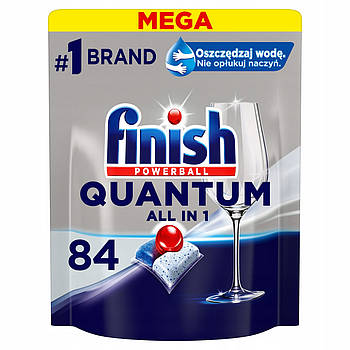 Таблетки для посудомийних машин Finish Quantum 84 шт