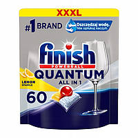 Таблетки для посудомоечных машин Finish Quantum лимон 60 шт