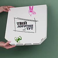 Друк на коробках под пиццу 35 см Цветной принт на Упаковка для пиццы