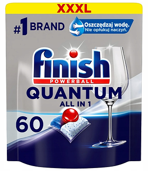 Таблетки для посудомийних машин Finish Quantum 60 шт