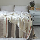 Покривало муслинове з бахромою 170*240 ТМ La Modno Charming Toupe Brown