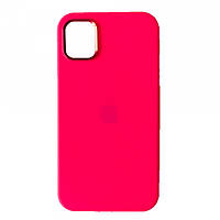 Чохол бампер силіконовий Apple iPhone 14 Pro Max Silicone Case Рожевий hot pink (Metal Frame and Buttons)