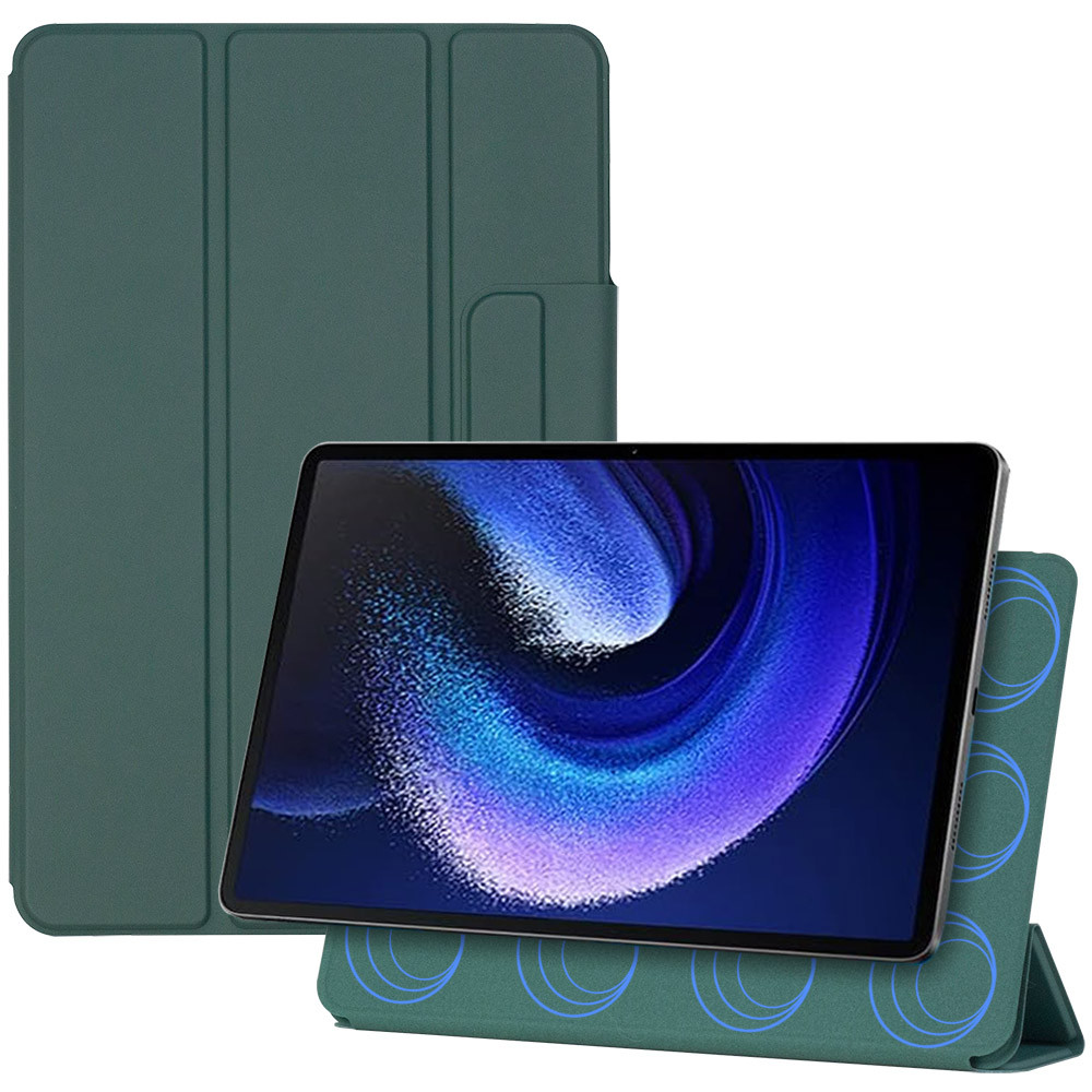 Чохол Galeo Magnetic Buckle Series для Xiaomi Pad 6 / Pad 6 Pro Dark Green, фото 1