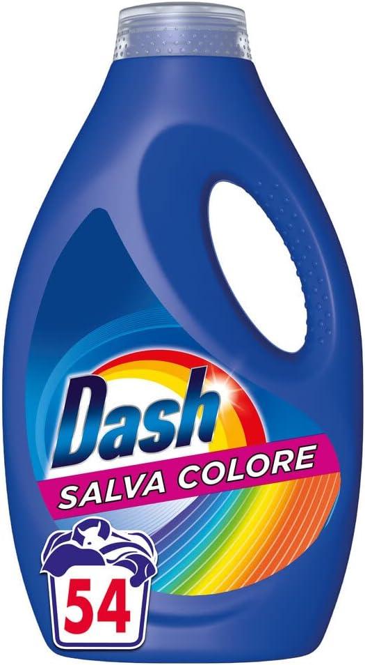 Гель для прання кольорової білизни Dash Salva Color 2.7 л 54 прань