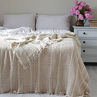 Муслинове покривало з бахромою ТМ La Modno