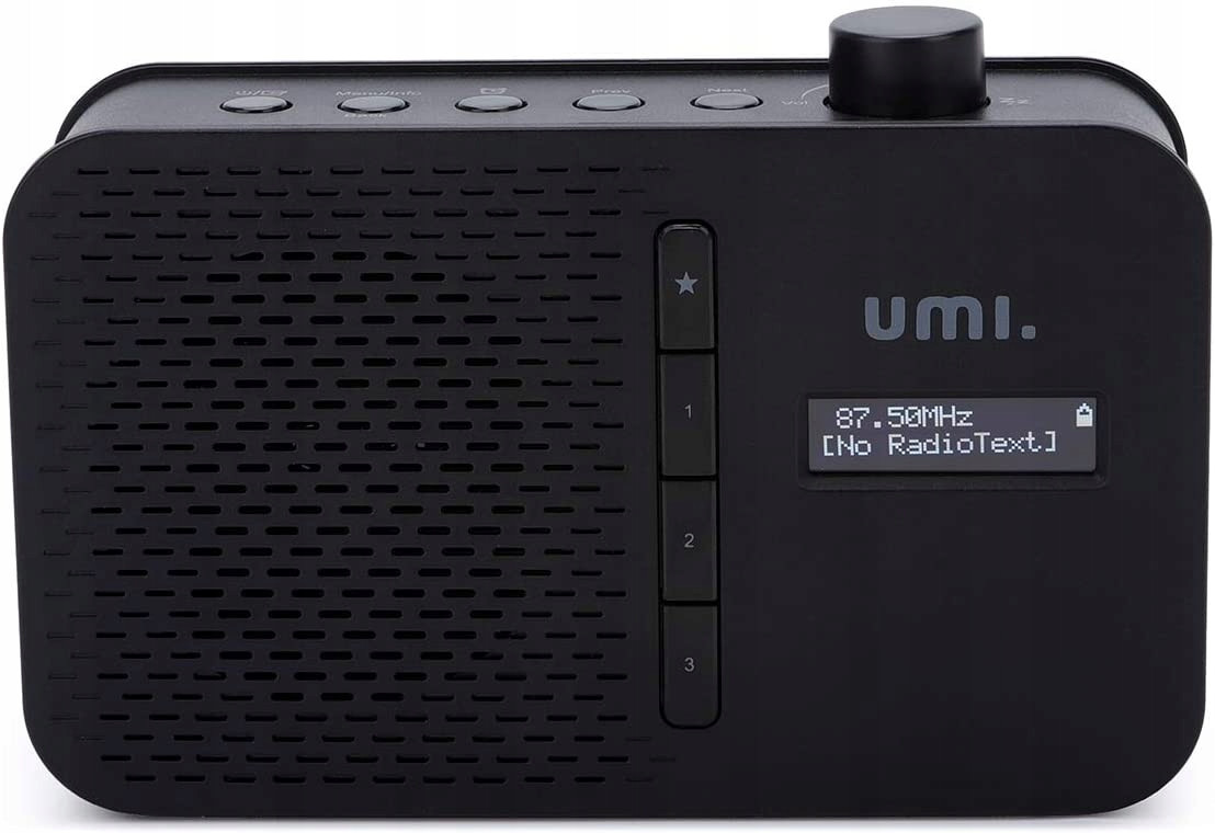 Радіоприймач Umi ACTON MONO-BLACK FM від мережі та акумулятора