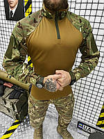 Убакс Тактический рубашка кайот, тактическая футболка убакс, военная футболка убакс для ЗСУ