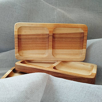 Дошка для подачі страв 23х12 см підставка під чашку та десерт